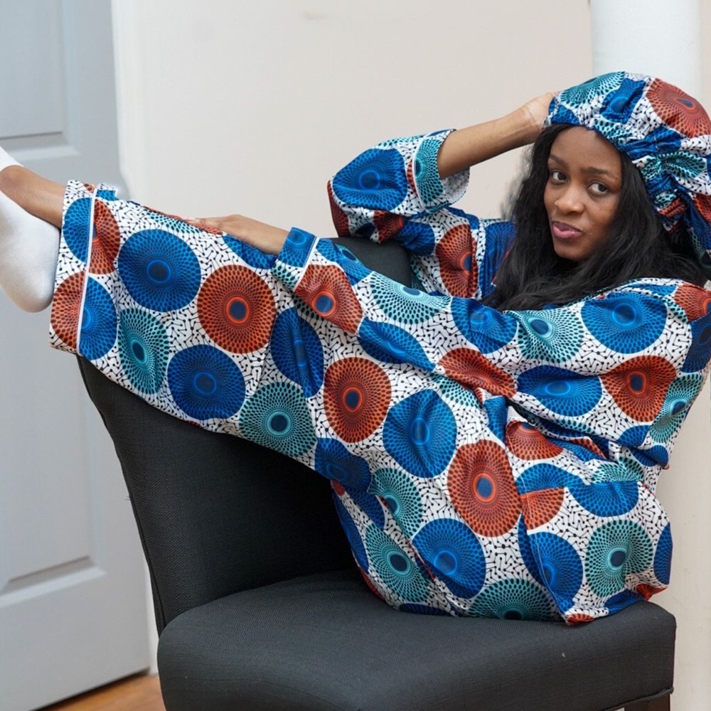 African print pajamas
